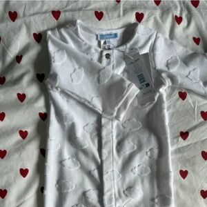 Jacadi White Baby Onesie